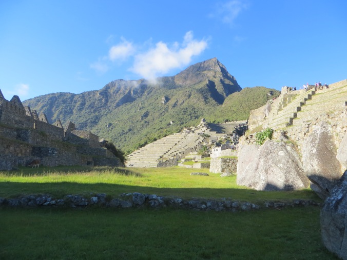 View of the not-as-often photographed Machu Picchu Mountain